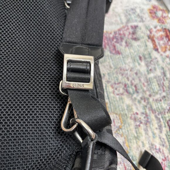 Fendi Nylon Zucca Drawstring Backpack main image 7